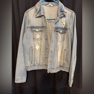 Cisono Light Wash Denim Jacket